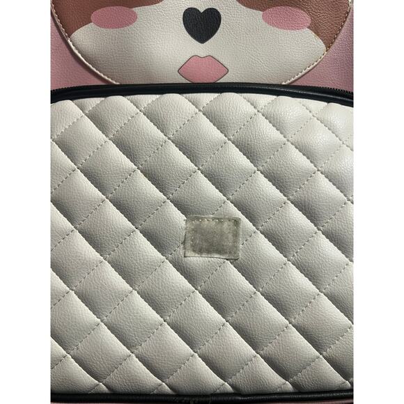 Betsy Johnson pink sloth backpack with furry movable arms - Picture 3 of 16